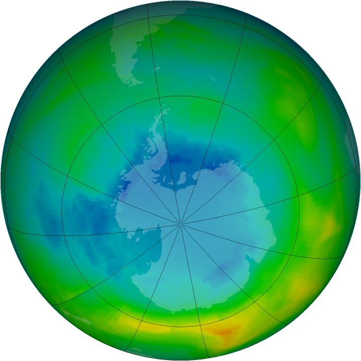 Ozone Map 1983-09-01
